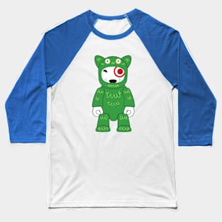 Funny Bullseye Dog Frog Team Member Baseball T-Shirt